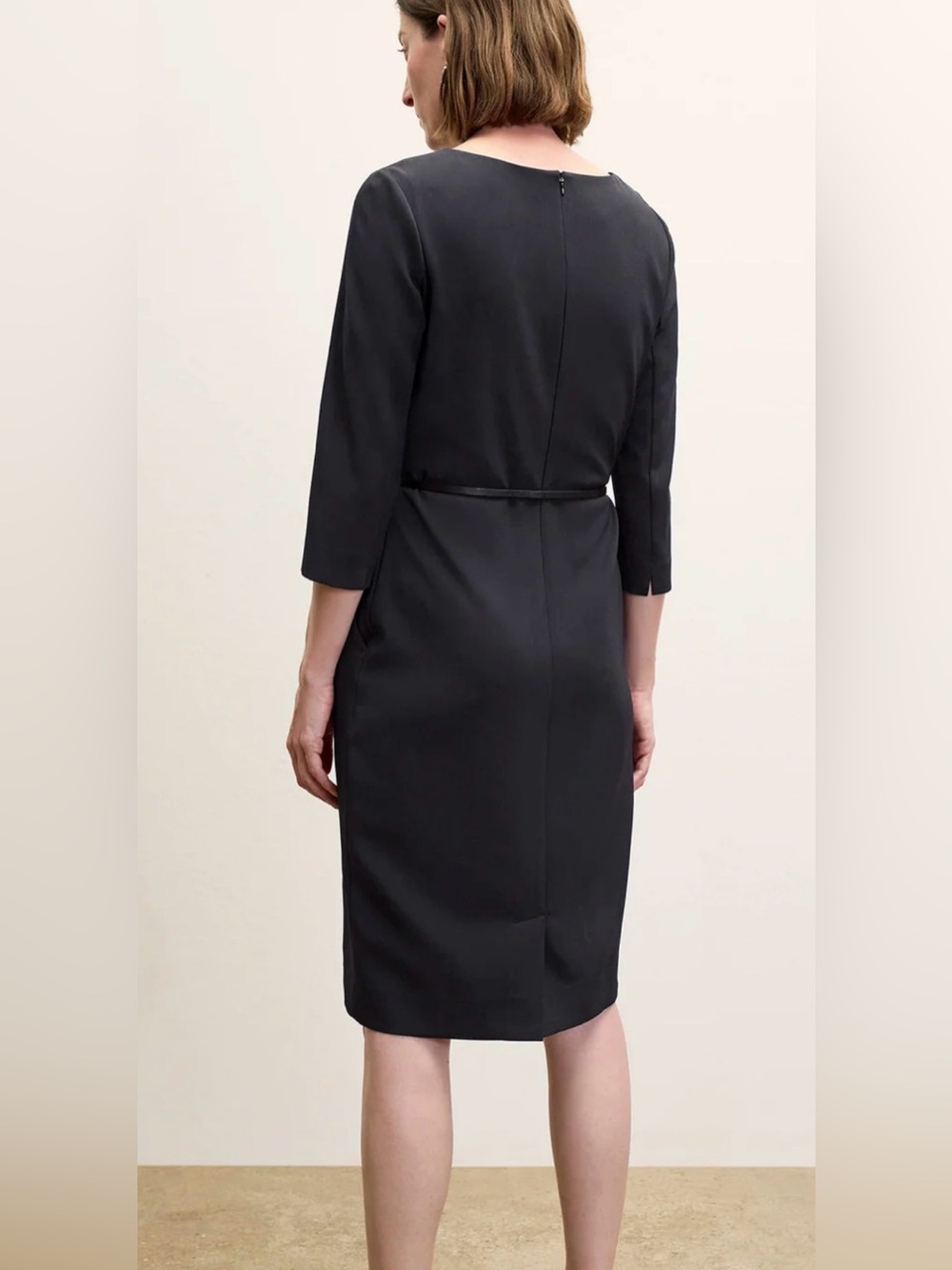 MM.Lafleur The Etsuko Dress: Black: - Picture 2 of 5